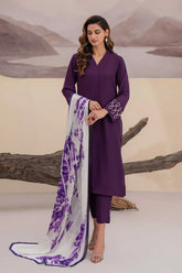 NATASHA KAMAL - 3PC LAWN SHIRT WITH SILK PRINTED DUPATTA AND TROUSER - HZG1632