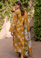 BAROQUE - 3PC KHADDAR PRINTED SHIRT WITH KHADDAR PRINTED DUPATTA AND TROUSER - HZU2560