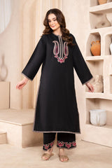 LAZULI - 2PC KHADDAR EMBROIDERED SHIRT WITH KHADDAR EMBROIDERED TROUSER - HZG1838