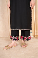 LAZULI - 2PC KHADDAR EMBROIDERED SHIRT WITH KHADDAR EMBROIDERED TROUSER - HZG1838